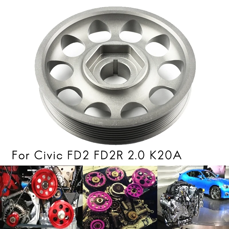 Light Weight Crank Shaft Pulley Crankshaft for Honda CIVIC ACCORD FD2