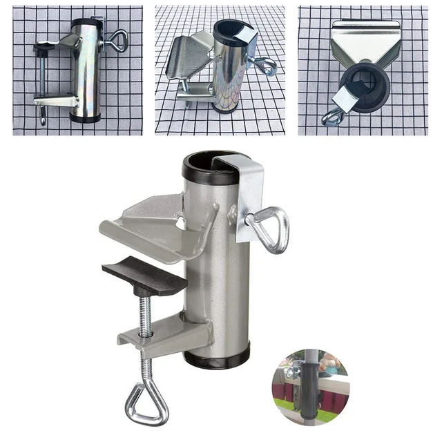 Terasz Esernyő Bilincs Pad Fedélzet Állvány Tartó Clip Strand Horgász - Image 5