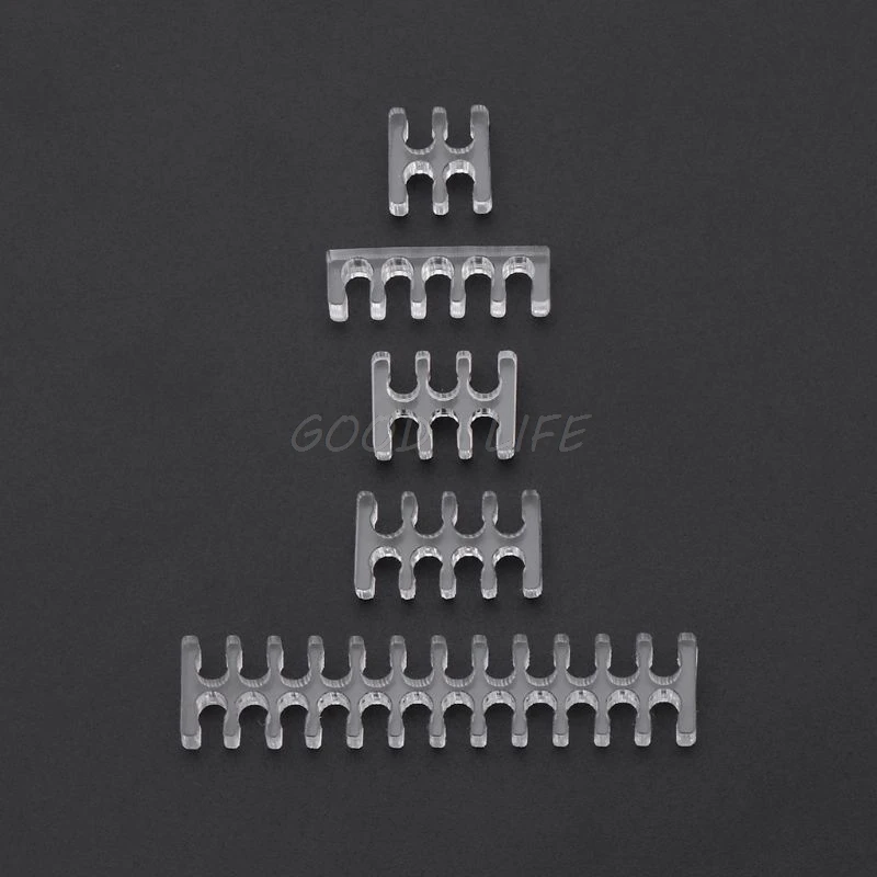 Прозрачная акриловая Расческа для кабеля 1 шт. прозрачный комод кабелей 2 мм 4/5/6/8/24