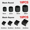 10Pcs Transparent Table And Chair Leg PVC Round And Square Caps Foot Cover Non-slip Furniture Floor Protector Pads Home Decor ► Photo 2/6