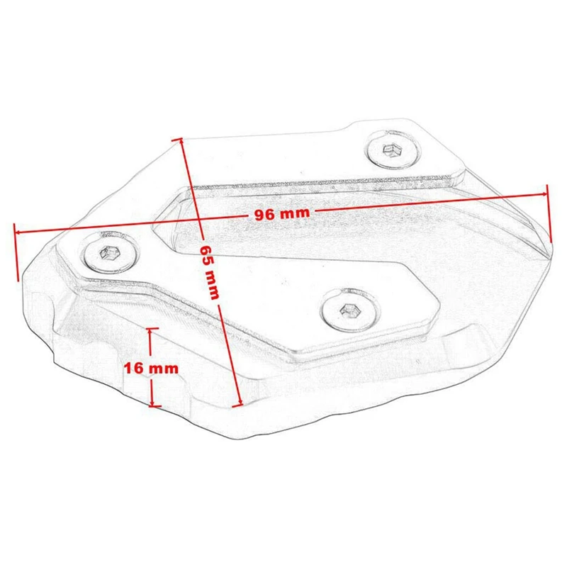 Подножка для мотоцикла, выдвижная пластина для Yamaha Mt07 Mt-07 Xsr700 Xsr 700 Tracer 900 Gt, аксессуары для мотоциклов