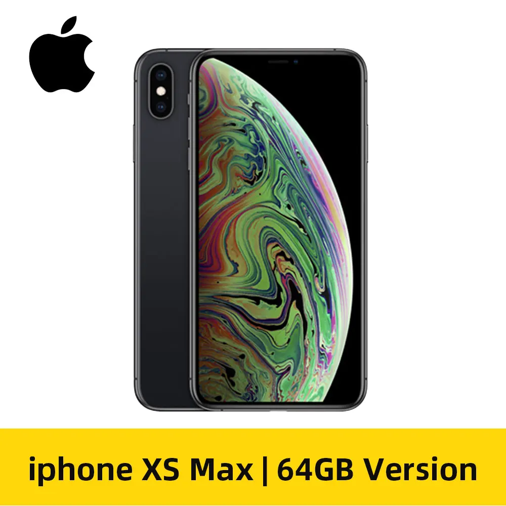 Разблокированный Apple iPhone XS Max 6,5 дюймовый смартфон A12 на весь экран(б/у 95 - Цвет: 64GB Gray