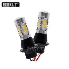 HIDLT 1 Set Error Free Car LED Turn Signal Bulb T20 7440 W21W 1156 Ba15s BAU15S DRL No Hyper Flash Dual Color Auto LED Light