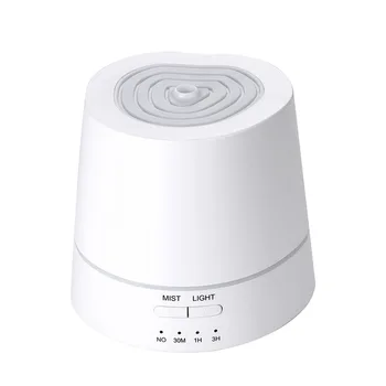 

24V Aroma Diffuser Ultrasonic Air Humidifier Night Light Wooden Stake Shape Essential Oil Diffuser