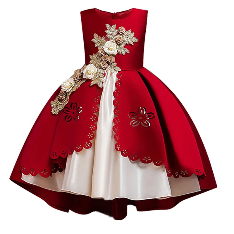 High quality Flower Girls Wedding Dress For Girls Party Dress Children