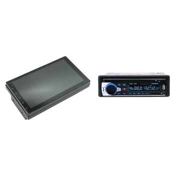 

2 Set 12V Car Stereo Fm Radio Mp3 Player Audio Support Bluetooth Phone with Usb / Sd Mmc Port Car Electronics Built-In 1 Din & 2