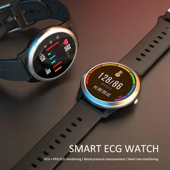 

F11 Smart Watch Bracelet Heart Rate, Blood Pressure, Sleep Electrocardiogram, Waterproof Round Screen Exercise Watches Men Women