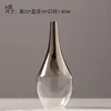 O.Roselif Brand Nordic Flower Glass Vase Creative Silver Gradient Dried Insert Desktop Terrarium Jewelry Decoration Plant Holder 4