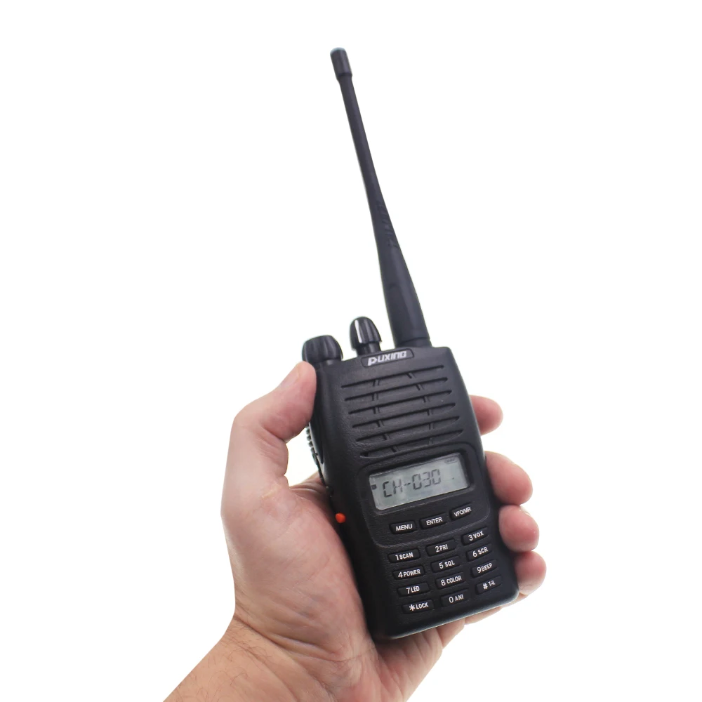 

Puxing PX-777 Ham Radio VHF 136-174MHz / UHF 400-470MHz SSB ANI Scrambler Handheld FM Transceiver PX 777 Walkie Talkie 5W