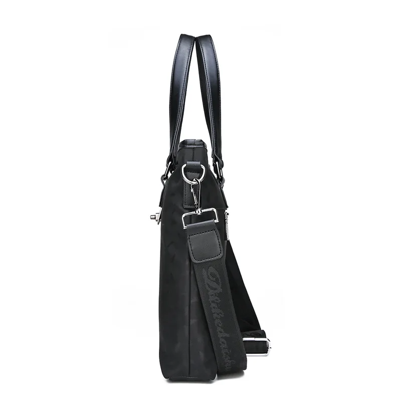 

New Style Men Briefcase Waterproof Printed Oxford Cloth 15-Inch Handbag Shoulder Oblique Computer Bag