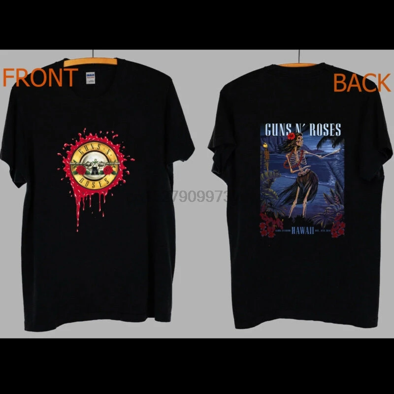 

GUNS N ROSES Tour 8 DECEMBER 2018 Honolulu HAWAII ALOHA STADIUM t-shirt Gildan