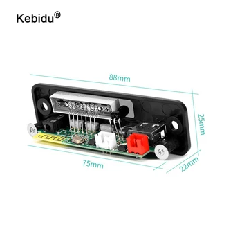 TWS 블루투스 5.0 무선 오디오 모듈, MP3 디코더 보드, 컬러 스크린 지원, APE USB AUX TF FM 라디오, 자동차 액세서리, 5V
