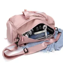 New Popular Pink Simple Modern Multifunctional Breathable Waterproof Outdoor Travel Handbag Travel Bag Travel Case Satchel