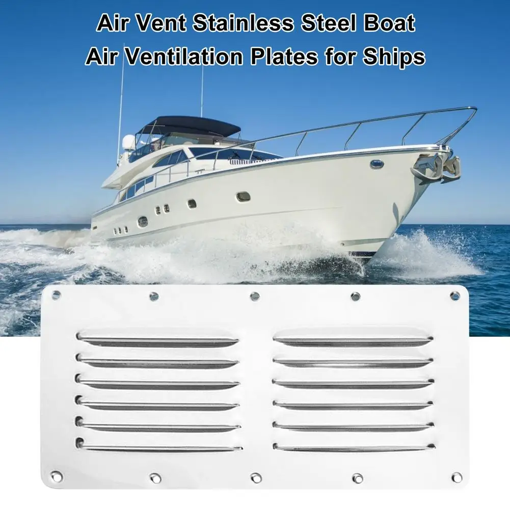 1PCS Marine Grade Stainless Steel Boat Marine Square Air Vent Louver