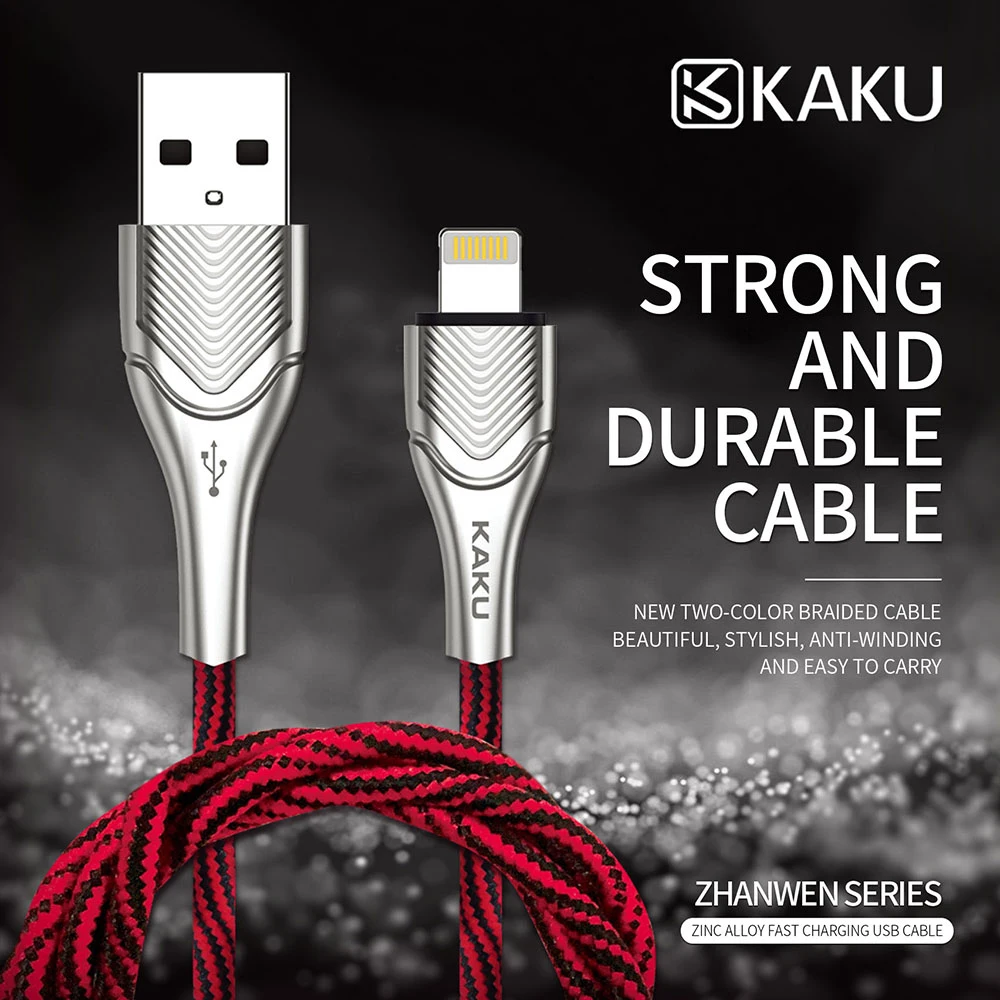 KAKU 2.8A usb lightning Кабель для iPhone кабель быстрой зарядки Кабели для мобильного телефона зарядное устройство Шнур данных для iPhone 8 7 6S 5S Plus