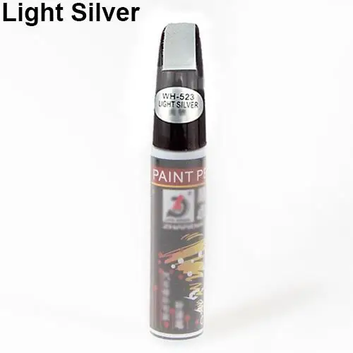 Light Silver Профессиональный инструмент для полировки краски, инструмент для фиксации автомобиля, профессиональный цветной смарт-карандаш для нанесения краски, инструмент для ремонта царапин - Цвет: Light Silver