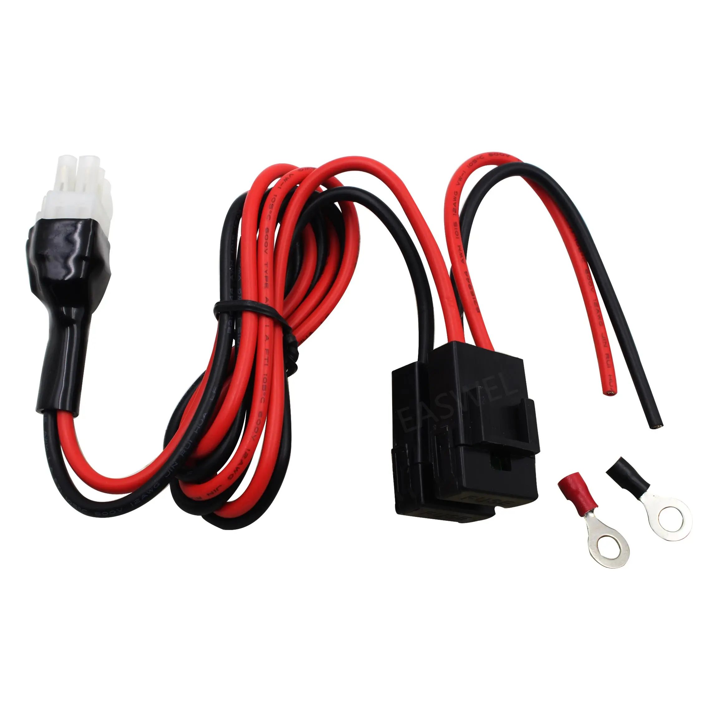 6-контактный переходник с внутренней 12AWG DC Мощность Шнур кабель для Icom IC-706 IC-718 IC-746 IC-745 IC-756