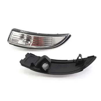 

White Reversing Mirror Steering Lamp Rearview Mirror Steering Lamp Without Bulb Suitable For 2008-2016 Ford Fiesta Mk8