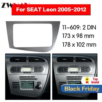 

Car DVD Player frame For 2005-2012 SEAT LEON LHD Auto AC Black LHD RHD Auto Radio Multimedia NAVI fascia