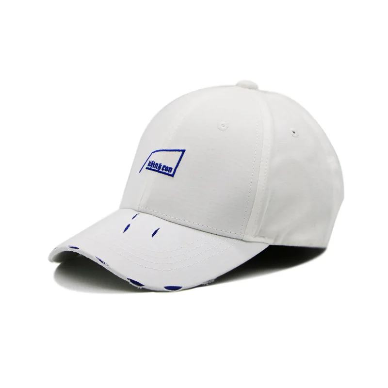 

Spring and Summer New Washed Cut Baseball Cap Cotton Letter Embroidered Baseball Cap