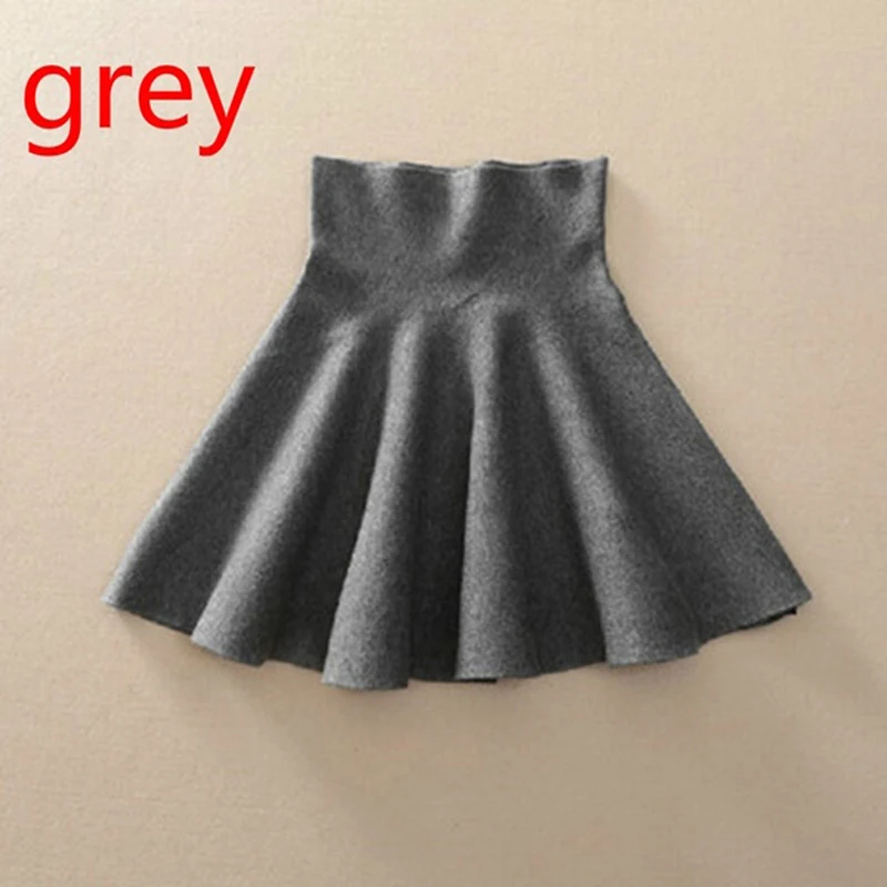gray Осенняя модная женская мини-юбка, сексуальная юбка для девушек, корейские короткие приталенные юбки, женская одежда, красная черная юбка - Цвет: gray