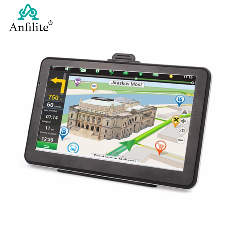 Anfilite 7 "Hd Auto Gps Navigatie 8Gb Fm Mp3 Mp4 Navitel Nieuwste