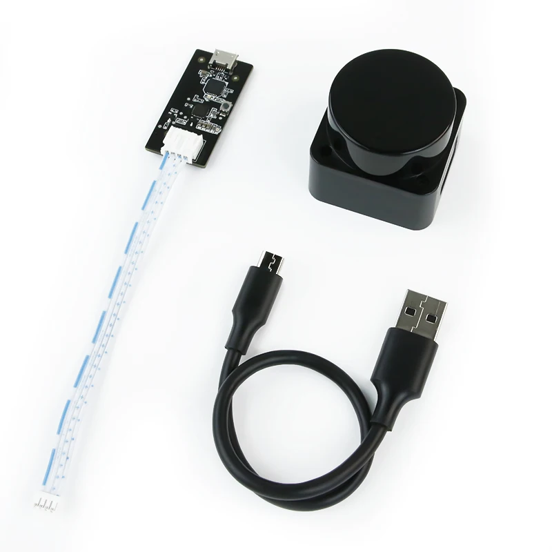 LD06 Lidar portable 360 degree DTOF Laser Sensor Scanner Kit with 12m range for ROS robot