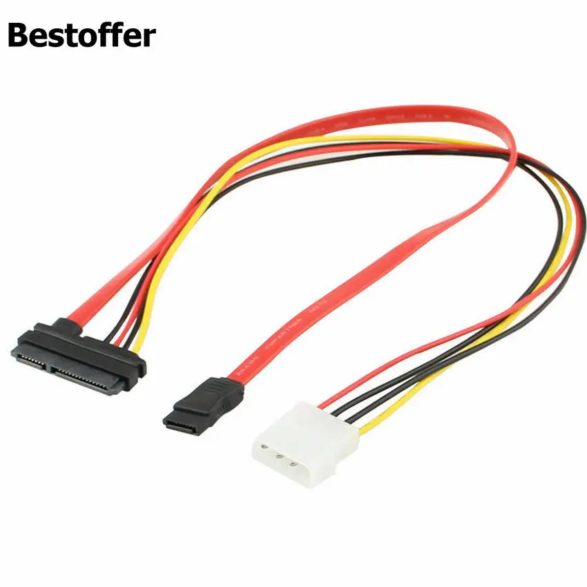 7 + 15 Pin SATA мама к и 4 IDE папа мульти силовой кабель|Компьютерные кабели разъемы| |