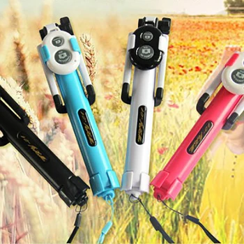

3 Colors Multitaction Extendable Handheld Selfie Self Stick Monopod Tripods Bluetooth Remote Shutter
