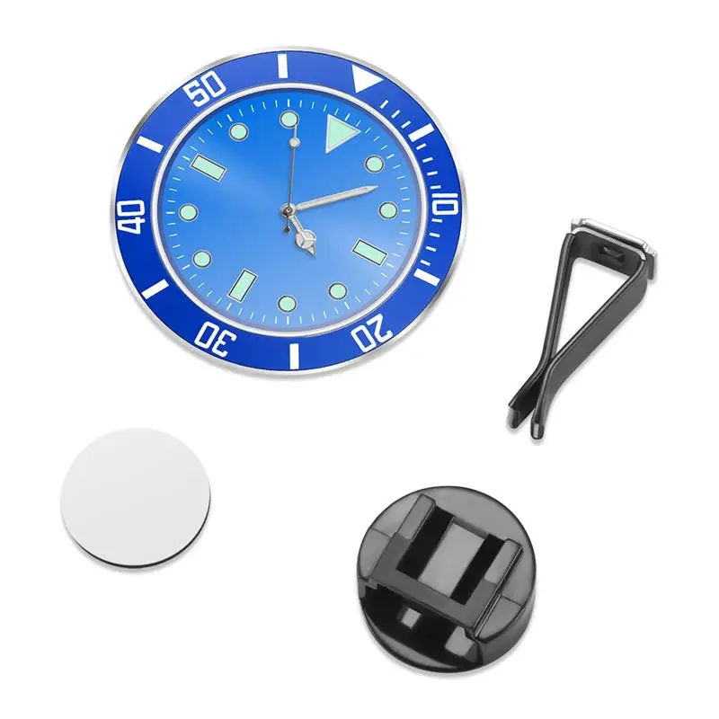 Automobile Quartz Clock Car Decoration Watch Ornaments Vehicle Auto Interior Watch with Air Conditioning Outlet Clip
