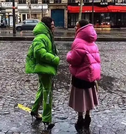 Модное женское зимнее пуховое пальто ярких цветов с капюшоном, свободный пуховик, новое пальто, верхняя одежда с карманами, пуховик
