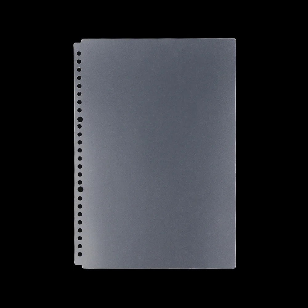 A5 Cover Transparent A5/B5 20/26 отверстие связующего круг красочные PP свободные лист Обложка индексный Разделитель канцелярский блокнот обложка для листов аксессуар - Цвет: A5 Cover Transparent