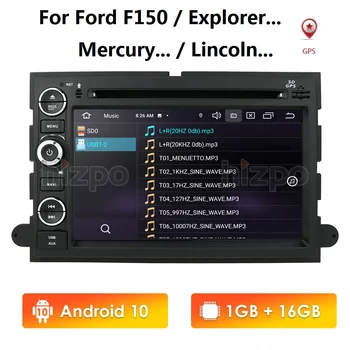 

2Din Android 10 Car Multimedia Player Navigation For Ford F150 Focus E150 E250 Auto BluetoothHandsfree Wifi SWC 7" Screen Stereo