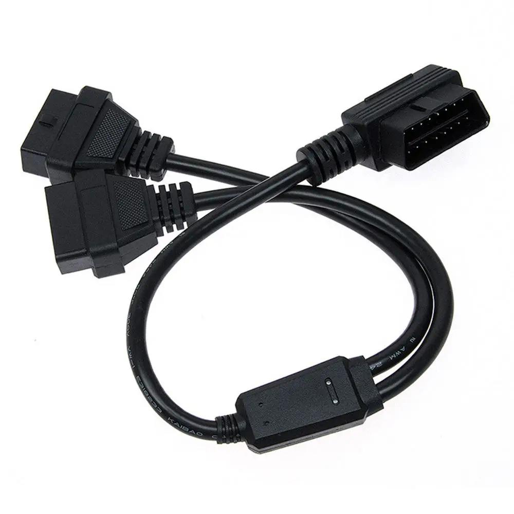 SPEORX RUIYYT 50 см OBD2 Удлинительный кабель штекер 16 контактов прямоугольный Y-образный