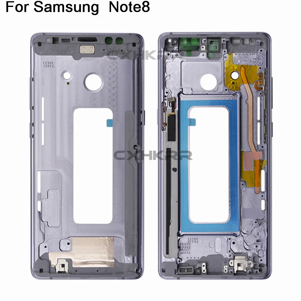 Для samsung Note8 Note9 ободок средней рамки Корпуса Пластина Крышка Ремонт для samsung Galaxy Note 8 N950 Note 9 N960 крышка