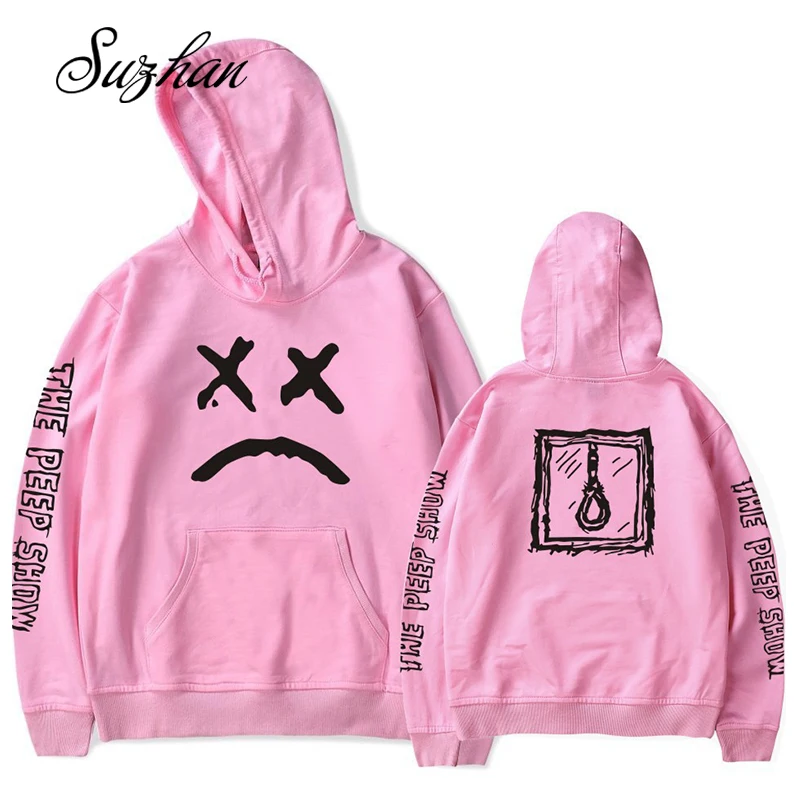 Suzhan Lil/мужские толстовки с капюшоном с надписью Love lil. Peep, пуловер с капюшоном, мужские/женские толстовки с капюшоном