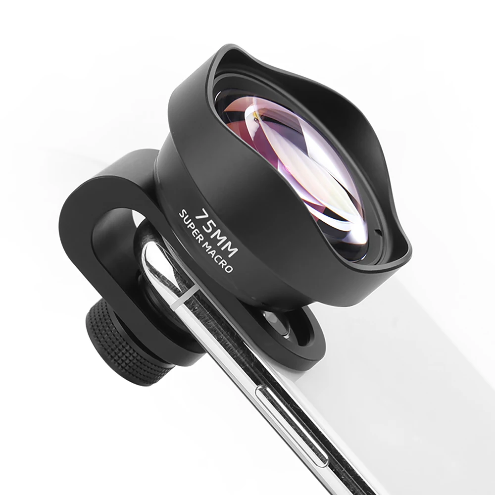 Ulanzi 75 мм 10X макрообъектив Универсальный объектив для телефона iPhone 7 8 Plus X XS Max 11/11