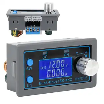

Adjustable Boost Converter 0 5‑30V 4A DC-DC -Boost Converter Module -CV Voltage Regulator LCD Screen Portable Converter