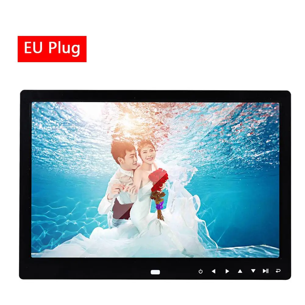 Высокое качество 13 дюймов Широкоэкранный многофункциональная Hd 1280*800 с сенсорной кнопкой цифровая фоторамка электронный альбом - Цвет: A