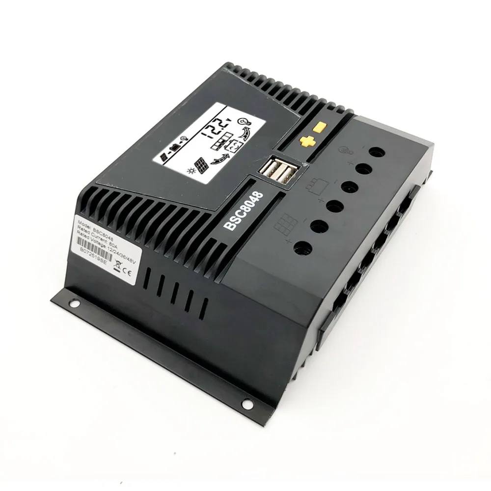 10 20 30 A 80 12V 24V ШИМ панели солнечных батарей батарея заряда RV регулятор жк-дисплей USB
