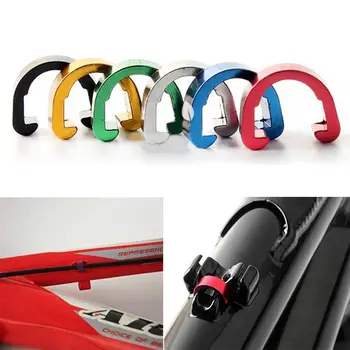 

10pcs Bike Bicycle Cycle MTB C-Clips Buckle Hose Brake Line Gear Cable Housing Guide Brake Deduction Bicycle Accessory Cables