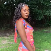 Mechones de pelo humano Remy con Perla Negra y ondas profundas, mechones de 30 pulgadas con cierre, 3 mechones