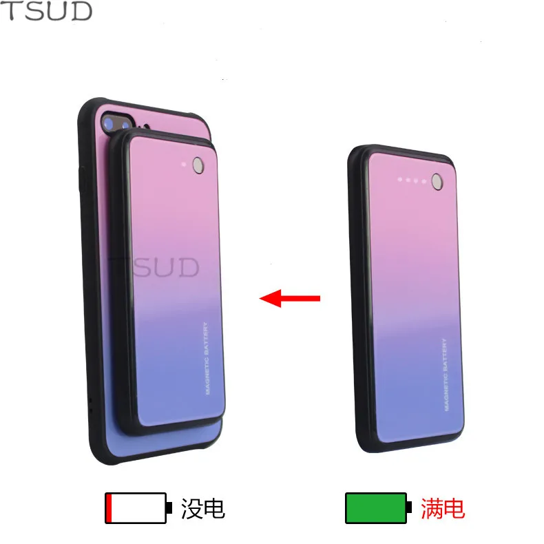 5000 мАч Высокая емкость зарядное устройство чехол для iphone x xr xs max внешний портативный magnetice Беспроводная зарядка для iphone x xr xs max