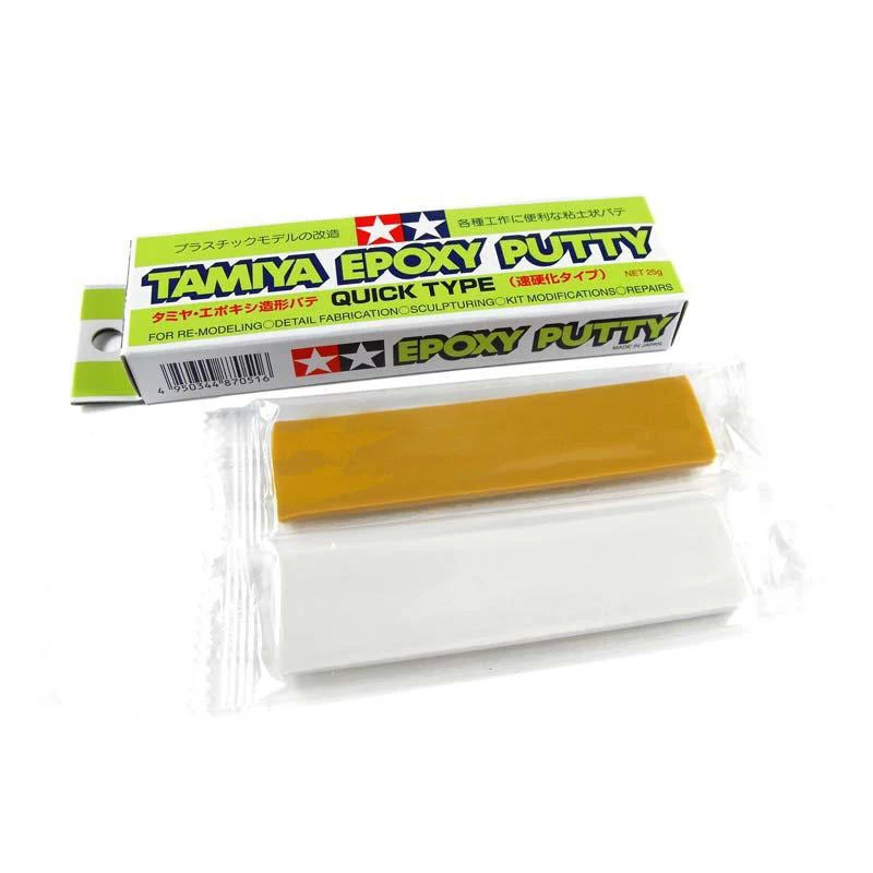 TAMIYA 87143 Quick Type Epoxy Putty 100g Rapid Hardening AB Epoxies Resin  Putty for Model Repair Remodeling Filling Accessories