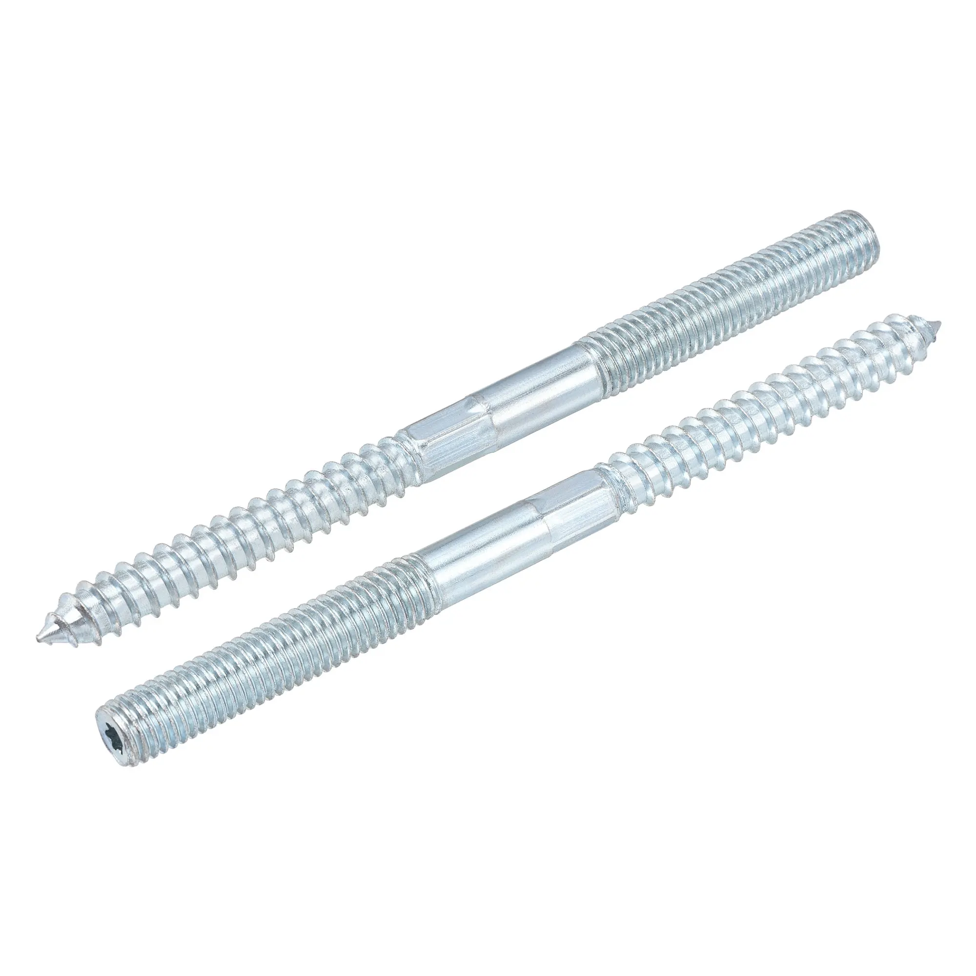 

Uxcell 5pcs M10x50mm Hanger Bolts Double Head Dowel Screw 140mm Length
