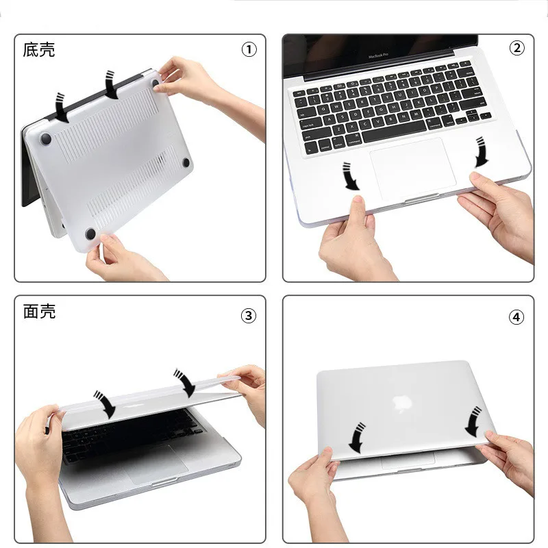 Чехол для Apple Macbook Air 11 13 15 дюймов жесткий защитный чехол ноутбука A1370/A1465 A1534