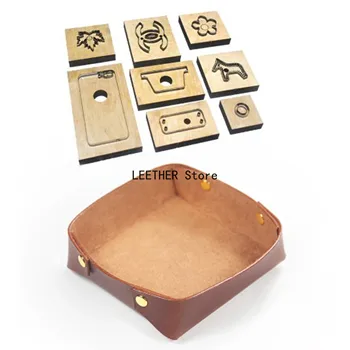 

Japan Steel Blade Rule Die Cut Punch JewelrySmallchange Storage box Cutting Mold Wood Dies for Leather Cutter for Leather Crafts