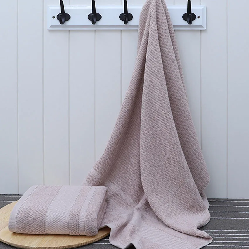 Color 2 Striped Towel Cotton Bath Towels Plaid Home Spa Thick Shower Bathroom Towel Gift for Adults Kids Handtuch Toallas 70*140cm - Color: Color 2