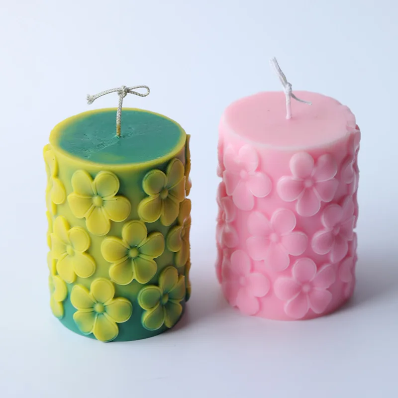 Beautiful Home Party Decoration Embossed Flower Pattern Silicone Soap Mould 3D Cylinder Butterfly Plumeria Candle Moulds DIY Handmade Candles Making Tool Accessories haoyuestory Candle Shape Beautiful Home Party Decoration Embossed Flower Pattern Silicone Soap Mould 3D Cylinder Butterfly Plumeria Candle Moulds DIY Handmade Candles Making Tool Accessories haoyuestory Candle Shape