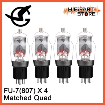 

4pcs Shuguang 807/FU-7 Matched Quad Valve Tube Replace 807 FU-7